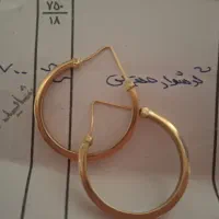 ی جفت گوشواره ی حلقه ای