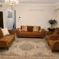 مبل راحتی عسلی ست ۷ نفره بزرگ