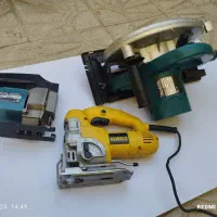 عمود بر ماکیتا و دیوالت. اره دیسکی ماکیتا