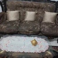مبلمان هفت نفره چوب گردو