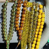 تسبیح سندلوس و کهربا و ساعت اصلی اتومات