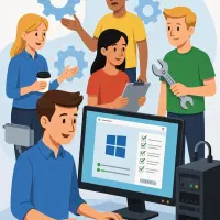 خدمات کامپیوتری در محل ، نصب ویندوز،رفع مشکل،آموزش