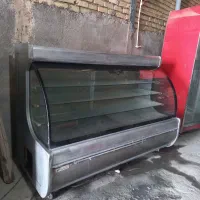یخچال ویترینی شیشه خم ۲متری الکتراستیل|فروشگاه و مغازه|مشهد, یاغون آباد|دیوار