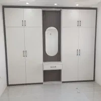 کابینت نئوکلاسیک با میز بار چوب (خانه)(سبز)|مصالح و تجهیزات ساختمان|قم, باجک دو|دیوار