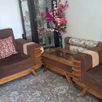 فروش مبل دست دوم راحتی ال|مبلمان خانگی و میز عسلی|تهران, شهید فکوری|دیوار
