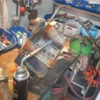 شعله کامل آبگرمکن، جوشکاری رادیاتور آبگرمکن