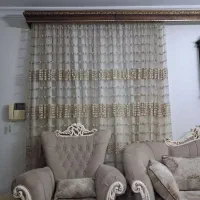 ۳ عدد پرده قلاب باقی|پرده، رانر، رومیزی|فردیس, قریشی|دیوار