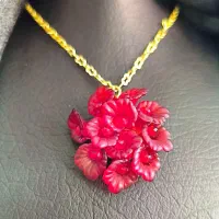 اکسسوری زنانه، یلدایی ، گوشواره و گردنبند|بدلیجات|یزد, |دیوار