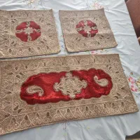 رومیزی سرمه دوزی  هندی