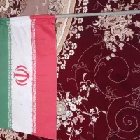 110عدد پرچم ابعاد100×70 با میله و آماده