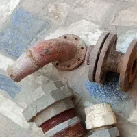 فلنج ۳ عدد مهره ماسوره بزرگ ۱ عدد مهره ماسوره کو