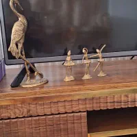 رقصنده و قو دکور برنز