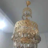 لوستر چهارشاخه خیلی تمیز|لوستر و چراغ آویز|قدس, شهر‌قدس|دیوار