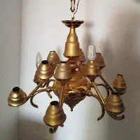 لوستر ۱۲شاخه برنزاصل