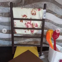 نگهدارنده حوله و دستمال آشپزخانه مدل نردبان (عمده)|سفره، حوله، دستمال آشپزخانه|تهران, پرستار|دیوار