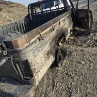 نیسان وانت سوخته مدل ۴۰۱|خودرو سواری و وانت|ایرانشهر, |دیوار