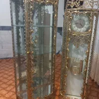 بوفه برنجی و ساعت ایستاده جفتی ۳۰ملیون