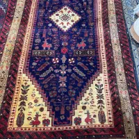 کناره دستبافت اردبیل حیوان دار و کرک دستریس