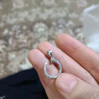 گوشواره میخی نقره و پلاک میخی نقره کادو روز زن|جواهرات|محمدیه-قزوین, |دیوار