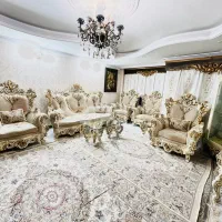 مبل چوب راش منبت دست ساز|مبلمان خانگی و میز عسلی|تهران, ارم|دیوار
