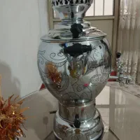 سماورگازی مرواریدسپید ۶لیتری