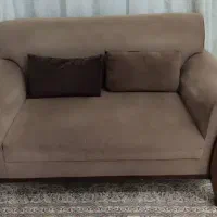 مبل راحتی ۷نفره سالم و تمیز همراه با میز جلومبلی|مبلمان خانگی و میز عسلی|فولادشهر, مسکن مهر فولادشهر|دیوار