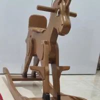 اسب گهوارهای چوبی|اسباببازی بچه|امیرکلا, |دیوار