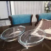 پیرکس پاشاباغچه میوه وشکلات خوری سوگا و جام پیرکس