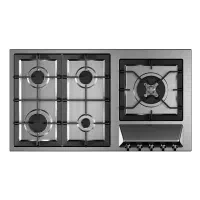 اجاق گاز صفحه ای استیل پلوپز کنار