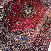 فرش دستباف جفت ۹ متری کاشان قطبی لاکی دستبافت|فرش|تهران, مولوی|دیوار