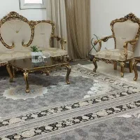 مبل سلطنتی شیک|مبلمان خانگی و میز عسلی|قنوات, |دیوار