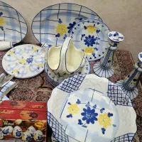 گل پنبه ای|ظروف سرو و پذیرایی|یزد, |دیوار