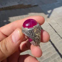 انگشتر یاقوت رکاب قلمکاری شده|جواهرات|یزد, |دیوار