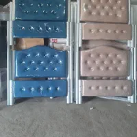 تخت فلزی دوطبقه مدل لمسه (صنایع فلزی نوری) دکمه کش|تخت و سرویس خواب|مشهد, خواجه ربیع|دیوار