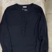 بلوز مشکی زنانه جنس خارجی نخی سایز ۴۰