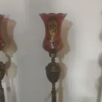 شمعدان کنار سالنی کنار منبری با چراغ مذهبی چهارعدد|صنایع دستی و سایر لوازم تزئینی|مشهد, مشکینی (شهرک غرب)|دیوار