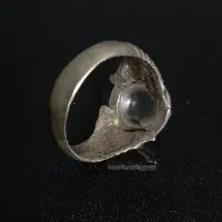 انگشتر نقره دُر نجف ، انگشتر نقره فیروزه|جواهرات|قم, باجک سه|دیوار