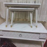 میزوسط ودوتاعسلی چوبی شیک
