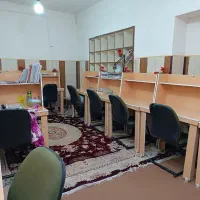 وسایل کامل پانسیون مطالعاتی سالن مطالعه میز وصندلی