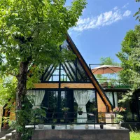 کلبه سویسی دو خوابه جکوزی دار ویو جنگلی  ماسال