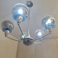 لوستر ۵ شاخه استیل مولکولی|لوستر و چراغ آویز|مشهد, حجت|دیوار