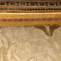 تابلو وان اکات قدیمی .بسیار سنگین|تابلو فرش|مشهد, شهید فرامرز عباسی|دیوار