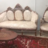 مبل ۹ نفره کاملا سالم و بی خط خش در حد نو با کاور|مبلمان خانگی و میز عسلی|تهران, هاشمی|دیوار