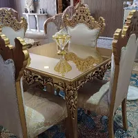 میز نهار خوری چهار نفره سلطنتی|میز و صندلی غذاخوری|سیرجان, |دیوار