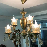 ۳ عدد لوستر برنزی ۶ شاخه