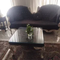 مبل کارکرده تمیز دو دست نیم ست|مبلمان خانگی و میز عسلی|مشهد, جاهد شهر|دیوار