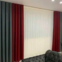 پرده های جدید  میخوای  از  تولیدی شاچری قسطی بخر|پرده، رانر، رومیزی|اهواز, شریعتی جنوبی|دیوار