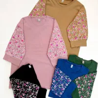 تیشرت آستین شکوفه