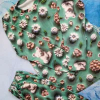 ست بلوز شلوار سه بعدی مخمل|لباس|شهرضا, |دیوار