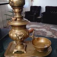 سماور زغالی برنجی قدیمی